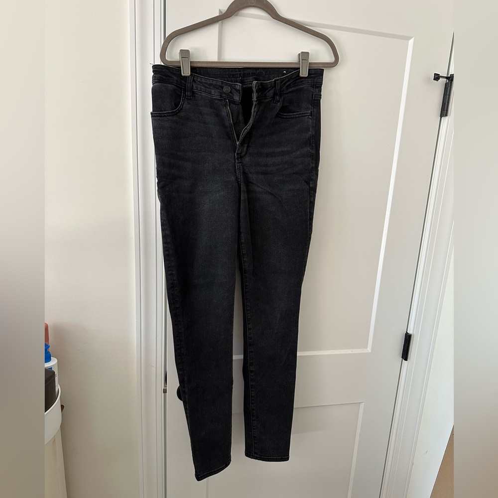 American Eagle Outfitters Black Hi Rise Skinny Jeans